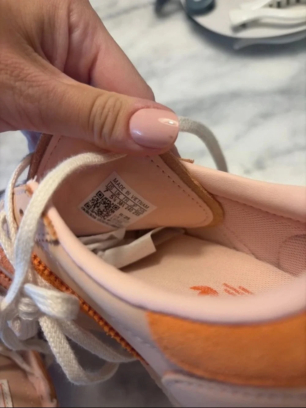adidas Handball Spezial Sneakers in Pink and Orange